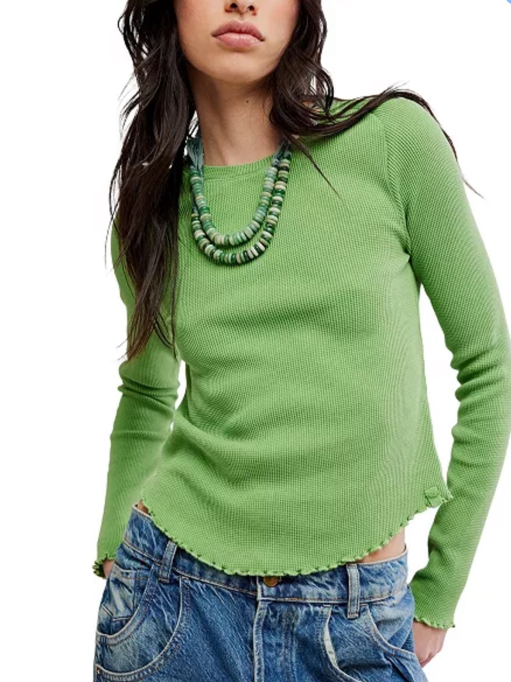 Free People We The Free Easy Does It Thermal Top